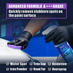 WEST HORSE single purple clay bar close-up showing pliable texture