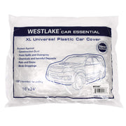 West Lake front view of clear cover showing full vehicle protection and visibility