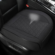 West Llama front seat cover full view showing neat fit and protection
