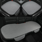 West Llama front seat pad angled view showing protection and fit