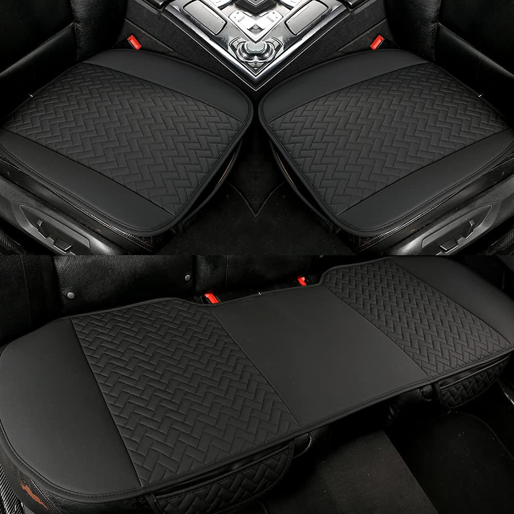 West Llama front seat pad front view showing neat fit and protection