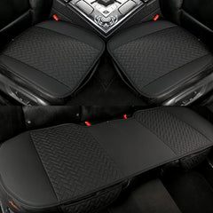 West Llama front seat pad front view showing neat fit and protection