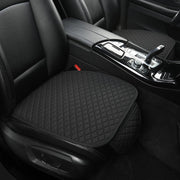 West Llama front seat pads full view showing clean protection benefit