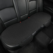 West Llama front view bench cover showing full black protection and neat finish