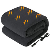 Westinghouse blanket front view showing charcoal fleece and full coverage benefit