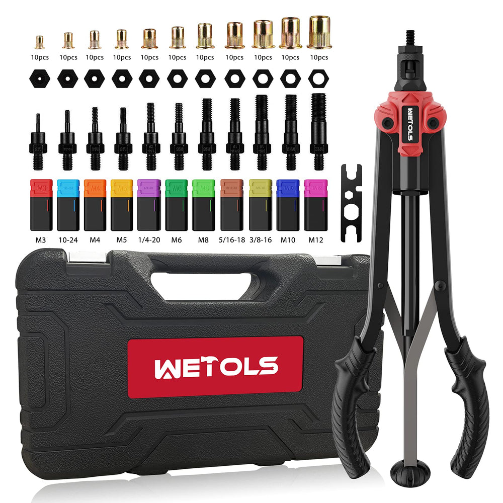 WETOLS front view of tool and case, shows complete kit and portability benefit