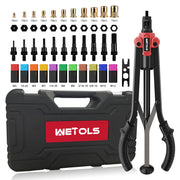 WETOLS front view of tool and case, shows complete kit and portability benefit