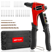 WETOLS rivet gun front view showing compact body and ergonomic grip