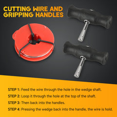 weyleity handle and chromed shaft detail offering improved grip and corrosion resistance