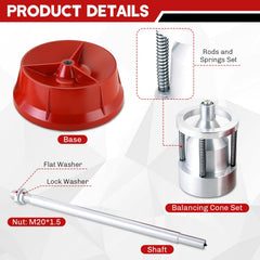 weyleity hub adapters detail displaying interchangeable fittings for different wheel bores