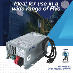 WFCO WF-9855 cooling fan detail demonstrating quiet, demand-driven cooling benefit