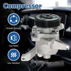 WFLNHB compressor pulley detail highlighting smooth operation and balance