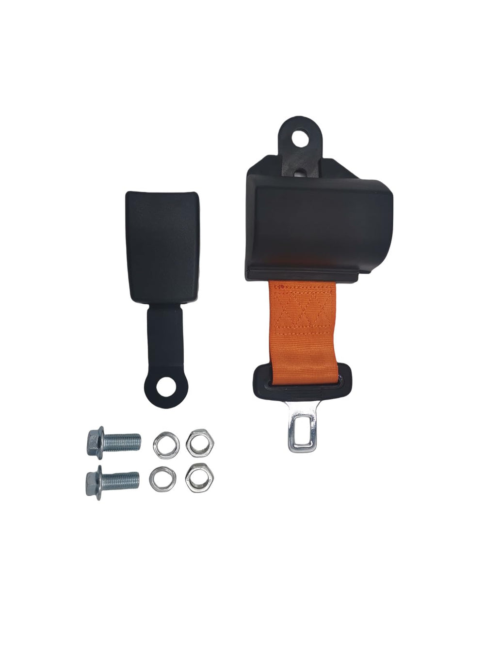 WGGDRAQQ front-mounted retractable belt showing compact housing and bright red strap