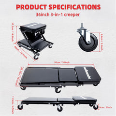 WheelX in seat mode offering comfortable elevated working posture