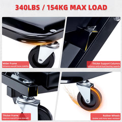 WheelX wheels closeup TPR casters for smooth movement and long-lasting grip