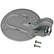 WHEELZEN gas tank door front view showing clean OEM-style fit and restore appearance