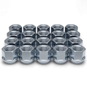 White Knight front view of 20-pack lug nuts showing complete set and benefit of ready spares