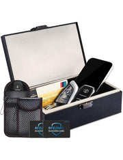 WHonor front view showing robust ABS case and travel-ready benefit