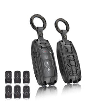 WiCuaSix front view of metal key fob cover showing sleek protection and style