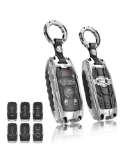 WiCuaSix front view silver key fob cover showing fit and style benefit durable protection