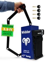 Widder Jupiter front view locked showing sturdy profile and theft deterrence