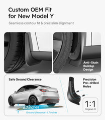 Wigoo on rear wheel arch reducing road spray and salt damage