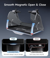Wigoo magnetic latch closeup, secure closure prevents accidental openings