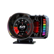 wiiyii HUD front display on windshield showing clear speed and RPM