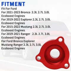 WIKIBB adapter installed on Ford engine demonstrating bolt-on convenience