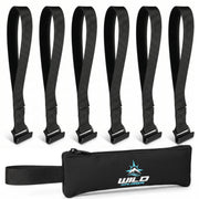 Wild Xplorer product pack front view showing six hooks and case for easy storage