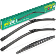 WINDSMILE front packaging showing complete wiper set and fitment benefit