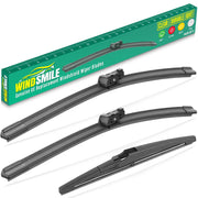 WINDSMILE front packaging showing blade sizes and fitment benefit