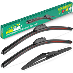 WINDSMILE front packaging showing full replacement set and easy fit benefit