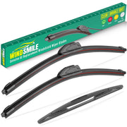 WINDSMILE front packaging showing full wiper set and fitment benefits