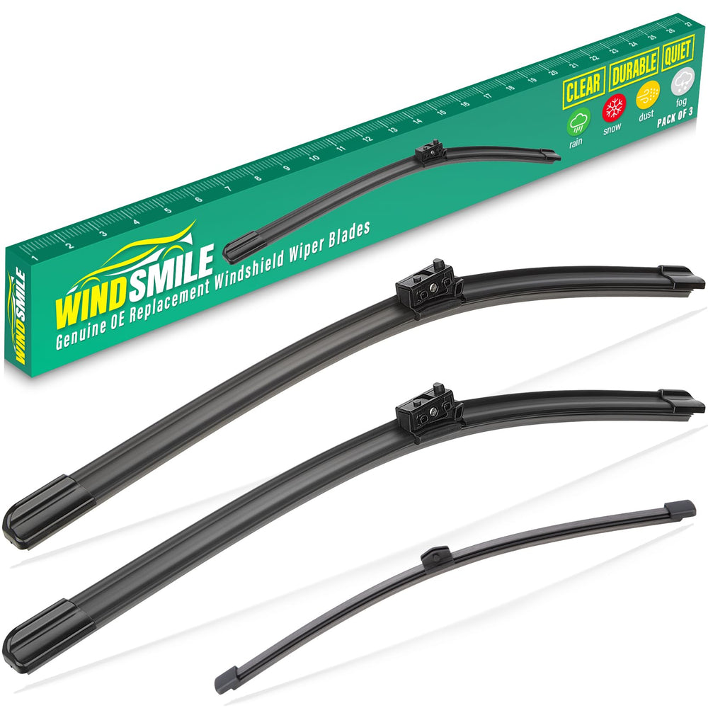 WINDSMILE front packaging showing replacement blades and fitment benefits