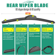 WINDSMILE installed 18-inch front passenger blade ensuring even windshield contact