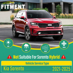 WINDSMILE installed front left blade on Sorento showing improved visibility