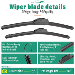 WINDSMILE rear wiper mounted on Sorento demonstrating rear-clearance benefit