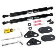 Winunite front packaging showing complete dual-strut kit and benefit of full contents