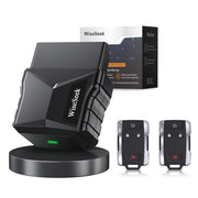 WiseSeek front packaging showing two key fobs and box, clear visual of included items