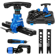 Wisscool kit front view showing organized components and carry box for fast job starts