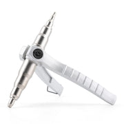 Wisscool front view of swaging tool showing robust nickel-plated housing and easy grip for durability