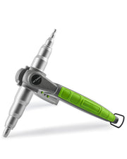 WISSCOOL swaging tool front view showing compact profile and seven-size head, durable build benefit