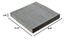 Wix 24511 close-up during installation showing filter edges and fit for faster HVAC airflow restoration