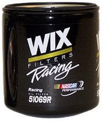 WIX 51069R front view showing label and durable can for reliable racing protection