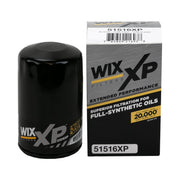 WIX 51516XP front view showing label and thread for correct fit and protection