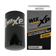 WIX 57151XP front view showing label and fitment, dependable filtration