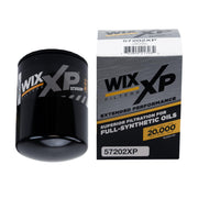 WIX 57202XP front view showing label and threaded base, brand trusted protection