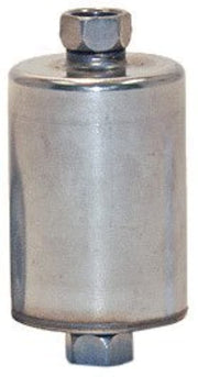 WIX fuel filter front view showing inlet and outlet for easy identification and fast service