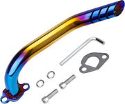 WNOOENG front exhaust header showing fit and improved airflow benefit